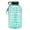 Mint Green, variant on SDJMa Water Bottle With Times To Drink - 3.7L Water Bottle With Straw - Water Jug - Motivational Water Bottle - Large Water Bottle - Sports Water Bottle With Time Marker for Gym