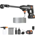 thumbnail image 2 of Portable Cordless Pressure Washer-580 PSI,1.1 GPM,Handheld Power Cleaner with 4.0Ah Battery,Charger,6-in-1 Nozzle for Home and Car Cleaning, 2 of 6