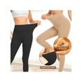 thumbnail image 2 of Elegant Choise Fleece Lined Leggings for Women Thermal Winter Warm Tights Tummy Control High Waisted Pants with Stretchy Soft Winter Velvet Insulation, 2 of 18