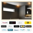 thumbnail image 5 of Soulaca 43 inches Smart webOS Mirror TV with LED Light 4K Screen Makeup Sink Decoration Built-in ATSC Voice Control Alexa, 5 of 13