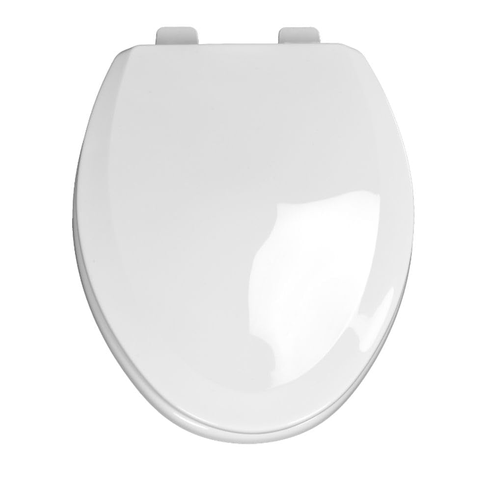 Centoco 900-301 Elongated Molded Wood Toilet Seat, Centocore Technology, Crane White (Cotton/Bright)
