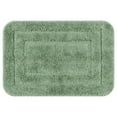 thumbnail image 1 of Alfombra de baño REGALWOVEN, alfombra de baño suave y absorbente, alfombra de baño de felpa antideslizante, lavable a máquina, tapete seco para el suelo del baño, verde claro 20" x 32", 1 of 6