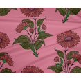 thumbnail image 4 of oneOone Polyester Lycra Medium Pink Fabric Floral Block Sewing Fabric By The Yard Printed Diy Clothing Sewing Supplies 56 Inch Wide, 4 of 4