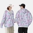 thumbnail image 6 of Xecao Purple Butterfly for Sun Shirt-A lightweight, hoodie-style long-sleeve UV protection garment designed for other outdoor activities., 6 of 9