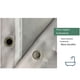 thumbnail image 2 of Matsuzay Cortina de ducha de poliéster resistente y duradera, fácil de limpiar, para baño, cortina de baño de aplicación amplia Juegos de accesorios de baño, 2 of 6