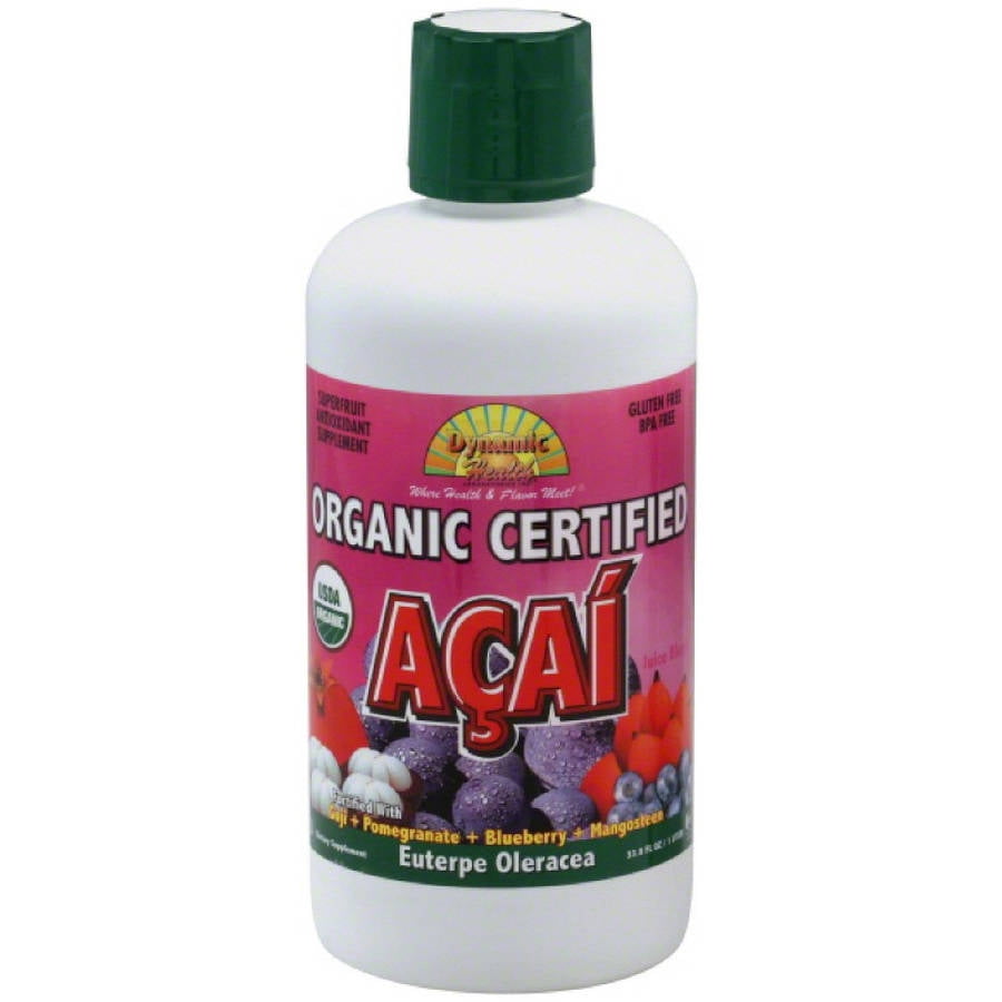 Dynamic Health Juice Blend, Organic Certified Acai, 33.8 FL OZ