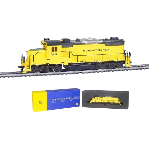 HO Scale Model Railway GP-20 Diesel-Electric Locomotive Featuring Exquisite Wooden Sleepers and Conductive Nickel Silver Track, Compatible with The HODC Series