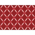 thumbnail image 1 of Ahgly Company Indoor Rectangle Patterned Bean Red Area Rugs, 2' x 4', 1 of 6