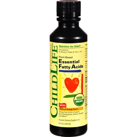 ChildLife Plant-Based Essential Fatty Acids, Orange, 8 FL oz