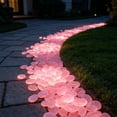thumbnail image 6 of Glow in the Dark Garden Rocks, 20 Pack Large Plastic Decorative Pebbles for Yard, Vase and Walkway, Pink, 6 of 6