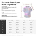 thumbnail image 3 of Picia Rainbow Men's Linen Shirts Short Sleeve Cuban Beach Shirts Casual Shirts Button Down Shirt for Men Beach Summer Wedding Shirt-4X-Large, 3 of 7