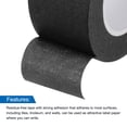thumbnail image 4 of Uxcell 3Pcs 1 pulgada de ancho 14 yardas Cinta de enmascarar negra para pintores para hogar y oficina, 4 of 7