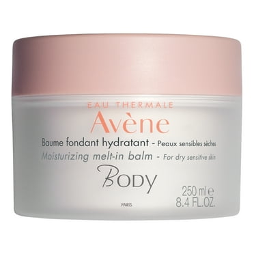 Eau Thermale Avene Moisturizing Melt-in Balm, Shea Oil Body Butter, Non-Greasy, Non-Sticky, Quick Absorbing, 8.4 fl.oz.