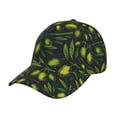 thumbnail image 1 of Fotbe Green Branch Olive Gorro Clásico de Béisbol, Gorra Ajustable con Broche Snapback, Gorro de Exterior de Algodón Suave, 1 of 6