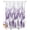 Purple, variant on Split Shower Curtain for Transfer Bench, Purple Forest Fabric Shower Curtains for Bathroom, Contemporary Silhouette Abstract Art Tub Sliding Transfer Bench Waterproof Bath Curtains 72"x72"