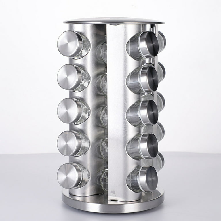 Set of 8 glass spice jars + rotating stand - Deco, Furniture for  Professionals - Decoration Brands