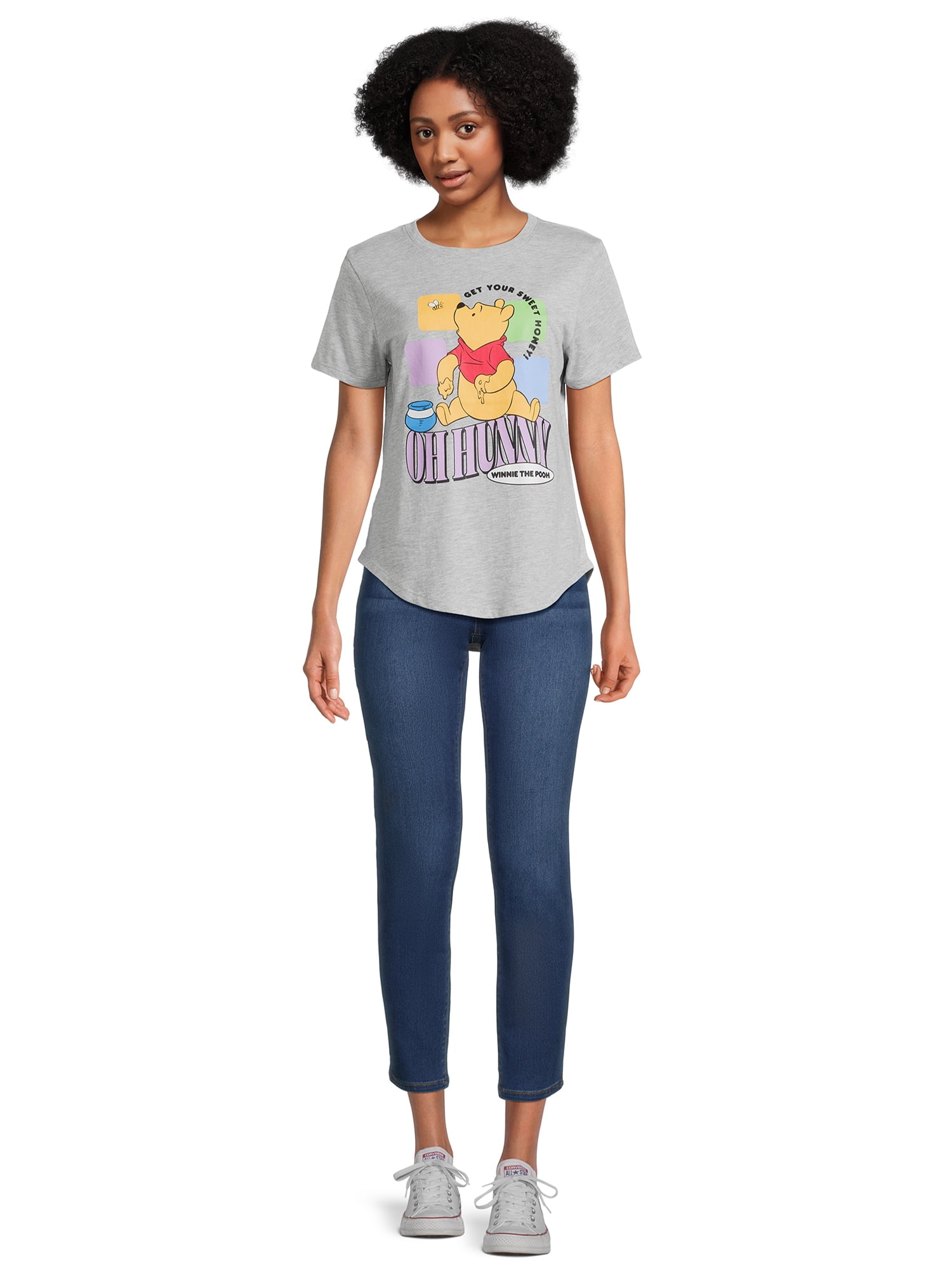 Disney Winnie The Pooh Women's Oh Hunny Graphic T-Shirt