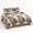 Brown-Full 78"×90", variant on Patchwork Quilt Set King Gray Geometric Bedspread 3 Pieces