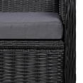 thumbnail image 5 of vidaXL 5 Piece Garden Dining Set Black, 5 of 5