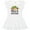 AA-White, variant on Inktastic Hello, Beaches Group of Pineapples Girls Baby Dress