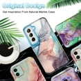 thumbnail image 3 of CASEFIV for Samsung Galaxy S22 Plus 5G Case,Marble Pattern Heavy Duty Shockproof Full Body Protective Phone Covers for Women Girls,Blue Gray, 3 of 8