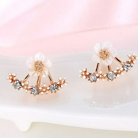 Designer Wood Earrings - Designer Inspired Rose Gold Amaon Jacket Earrings