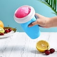 thumbnail image 2 of Tikapo® Slushy Maker Cup Tik Tok Stuff Slushie Maker Cup Slushie Máquina para hacer helados Frozen Magic Double Layers Slushie Squeeze Cup - Azul, 2 of 5