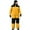 Yellow, variant on Men Women One Piece Ski Suit Waterproof Windproof Jumpsuit Insulated Warm Snowsuit with Hood Reflective Stripes for Snowboarding Winter Outdoor Sports