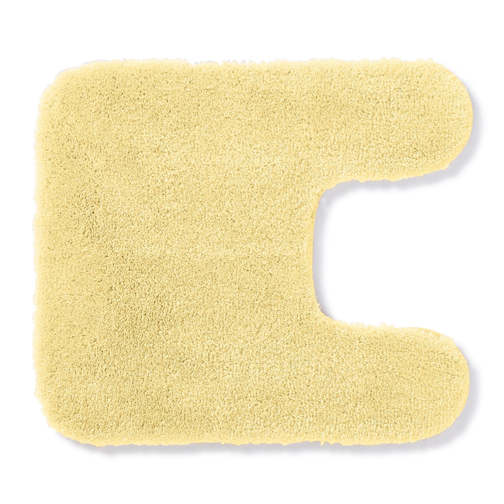 Brylanehome Elegance Bath Collection Contour Rug, Yellow Contour