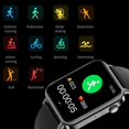 thumbnail image 2 of Reloj inteligente X39 IP67 resistente al agua con llamadas pulsera deportiva esfera DIY negro shaofei, 2 of 5