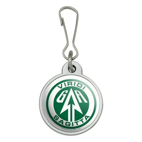 Arrow TV Series Sigil Jacket Handbag Purse Luggage Backpack Zipper Pull Charm