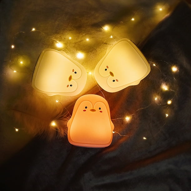 Luz Nocturna De Pingüino, Lámpara De Noche De Animales Lindos | Luz LED