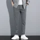 thumbnail image 3 of Pantalones de traje de sastrería social negros para hombre, pantalones de verano para hombre de negocios, 9 pantalones cortos, de alta calidad, antiarrugas, baratos, clásicos y elegantes, 3 of 5