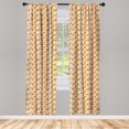 thumbnail image 3 of Ambesonne Ice Cream Curtains, Flavor Toppings, Pair of 28"x63", Multicolor, 3 of 5