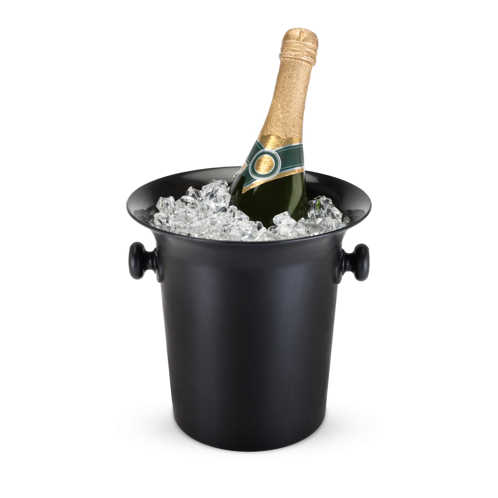 Holding Ice Champagne Barware Cooling ice bucket Walled Insulated Champagne Bucket With Handle And Lid Wine Chiller Great For Cocktail Parties Serverware Wine Color : Gold, Size : 2L