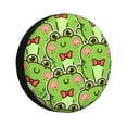thumbnail image 3 of Xecao Cute Green Frog for Tire Covers: Waterproof, dust-proof, and universally fitting for trailers, SUVs, 3 of 8