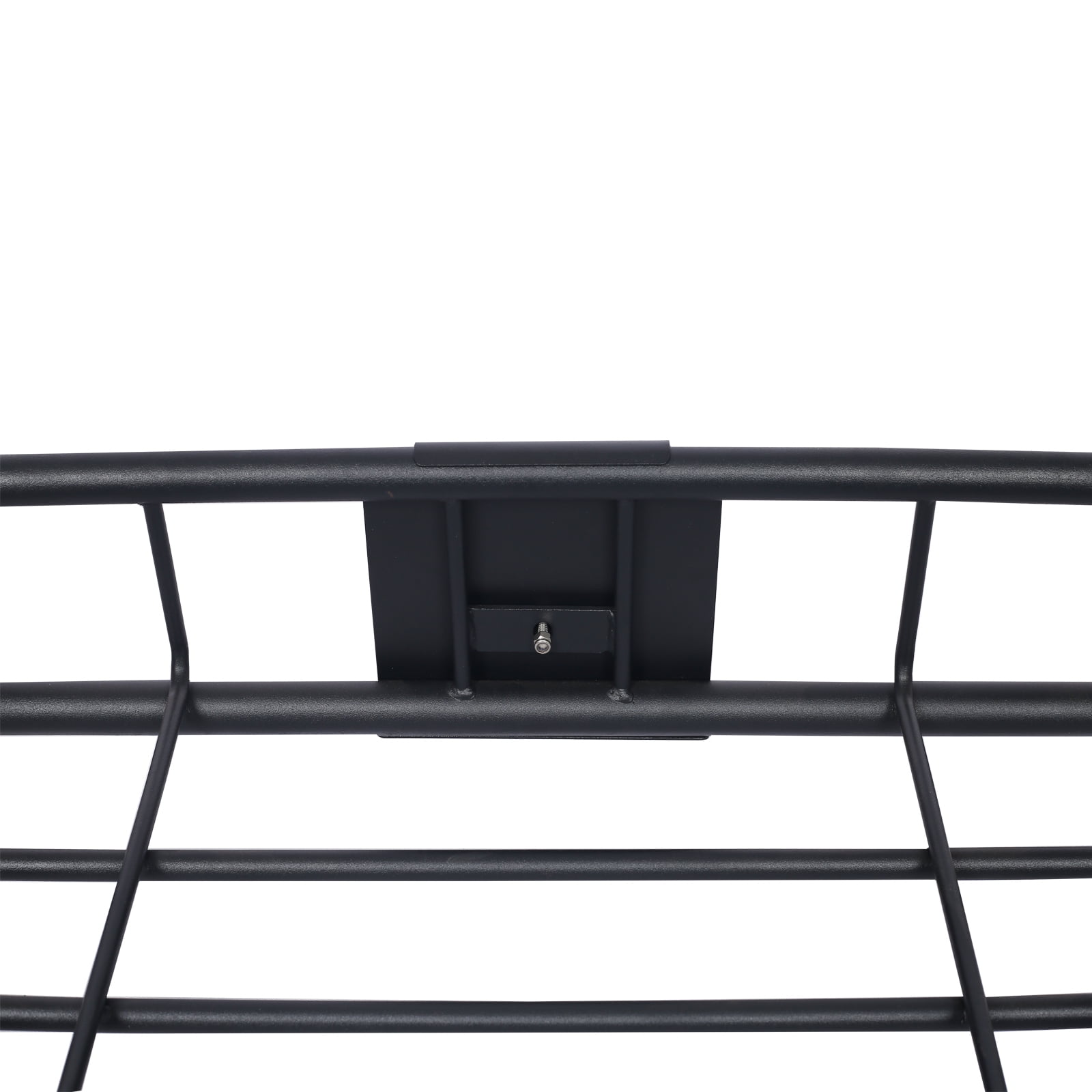 Universal Fit Black Steel Top Mount Roof Rack 43" Heavy-Duty Steel Weatherproof - Rooftop Cargo Carrier Basket