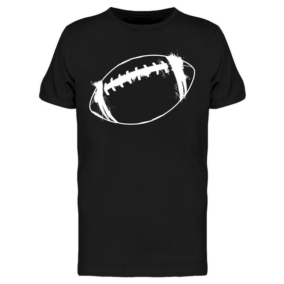 American Football Sketch T-Shirt Men -Image by Shutterstock, Male XX-Large