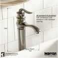 thumbnail image 5 of Karran Usa KBF432SS Dartford 1.2 GPM Vessel Single Hole Bathroom Faucet - Stainless Steel, 5 of 7