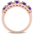 thumbnail image 4 of Everly Women's Amethyst 14k Rose Gold Ring, 4 of 9