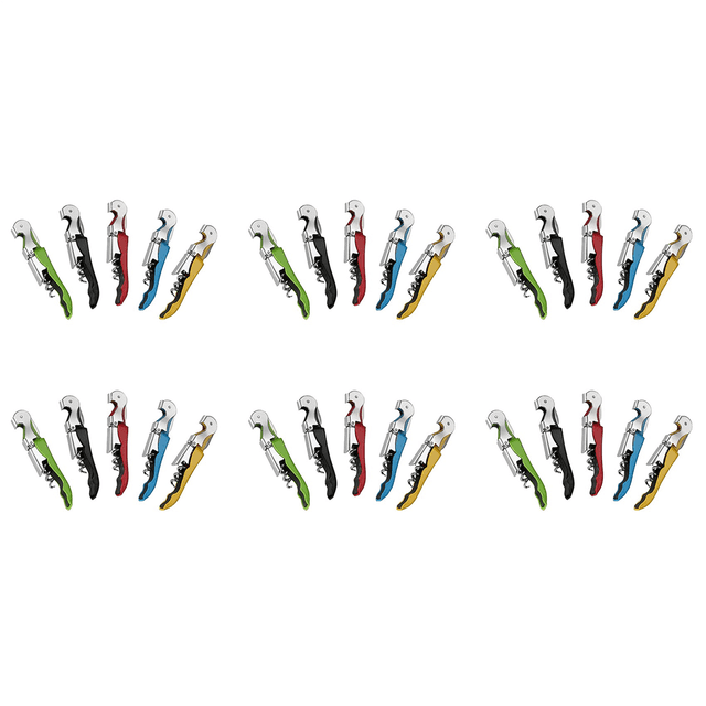 30 Pack Corkscrew Heavy Duty Wine Opener Set with Foil Cutter and Bottle Opener Wine Key for Waiters,Home