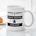 thumbnail image 5 of CafePress - Movie Quotes And Sarcasm Mug - 11 oz Ceramic Mug - Novelty Coffee Tea Cup, 5 of 6