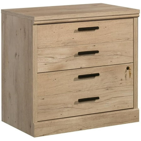 Pemberly Row 2-Drawer Modern Engineered Wood Lateral File Cabinet in Prime Oak
