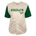 thumbnail image 2 of Men's-Fanatics  Cream Philadelphia Eagles Vintage Full-Button Short Sleeve Top, 2 of 3