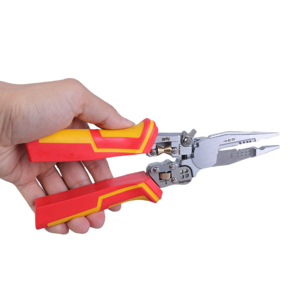 JZROCKER Wire Strippers Wire Stripping Pliers for Cutting and Pulling Wires with Electricity Measurement Function