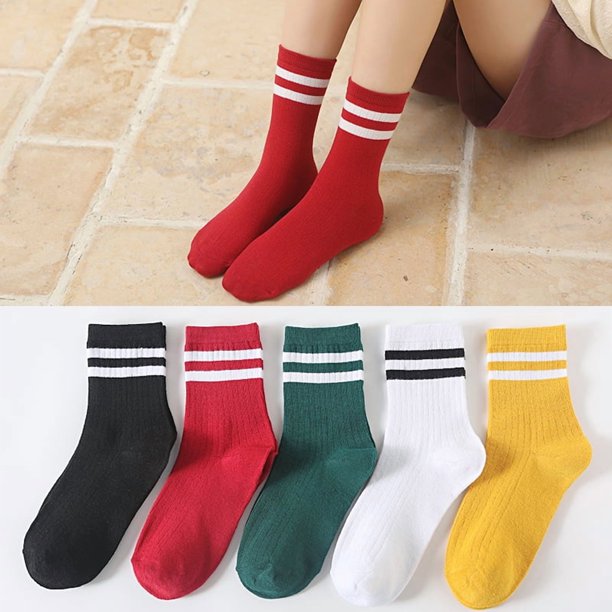 5 pares de calcetines cálidos para mujer, calcetines térmicos de invierno, calcetines gruesos de invierno para mujer, calcetines suaves de lana, calcetines térmicos esponjosos.