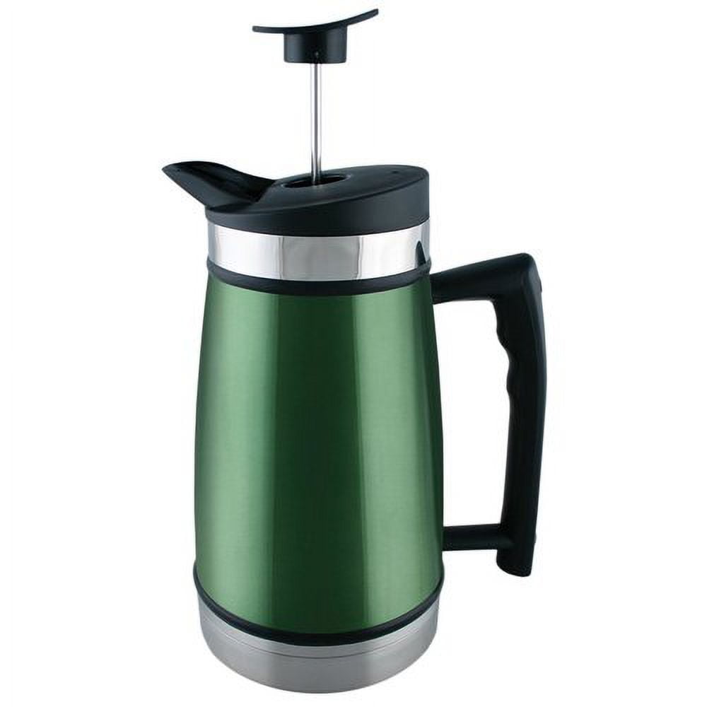 French Press with Bru-Stop Large 48oz Black