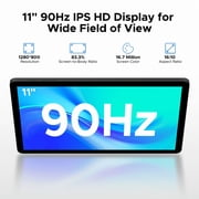 DOOGEE Tab A9 Pro+ 11 inch Tablet with 90Hz Display,30GB+128GB/2TB TF Octa-Core Gaming Tablets,8580mAh,Android 15 Tablet,1080P,Bluetooth 5.0+5G WiFi Tablets,13MP+5MP,Face ID/OTG Black