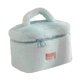 thumbnail image 5 of Bolsa de maquillaje de felpa, neceser multifuncional para viajes, hoteles, brochas de maquillaje. Azul, 5 of 9