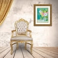 thumbnail image 3 of Moore, Regina 25x32 Gold Ornate Wood Framed with Double Matting Museum Art Print Titled - Pastel Blossoms I, 3 of 4